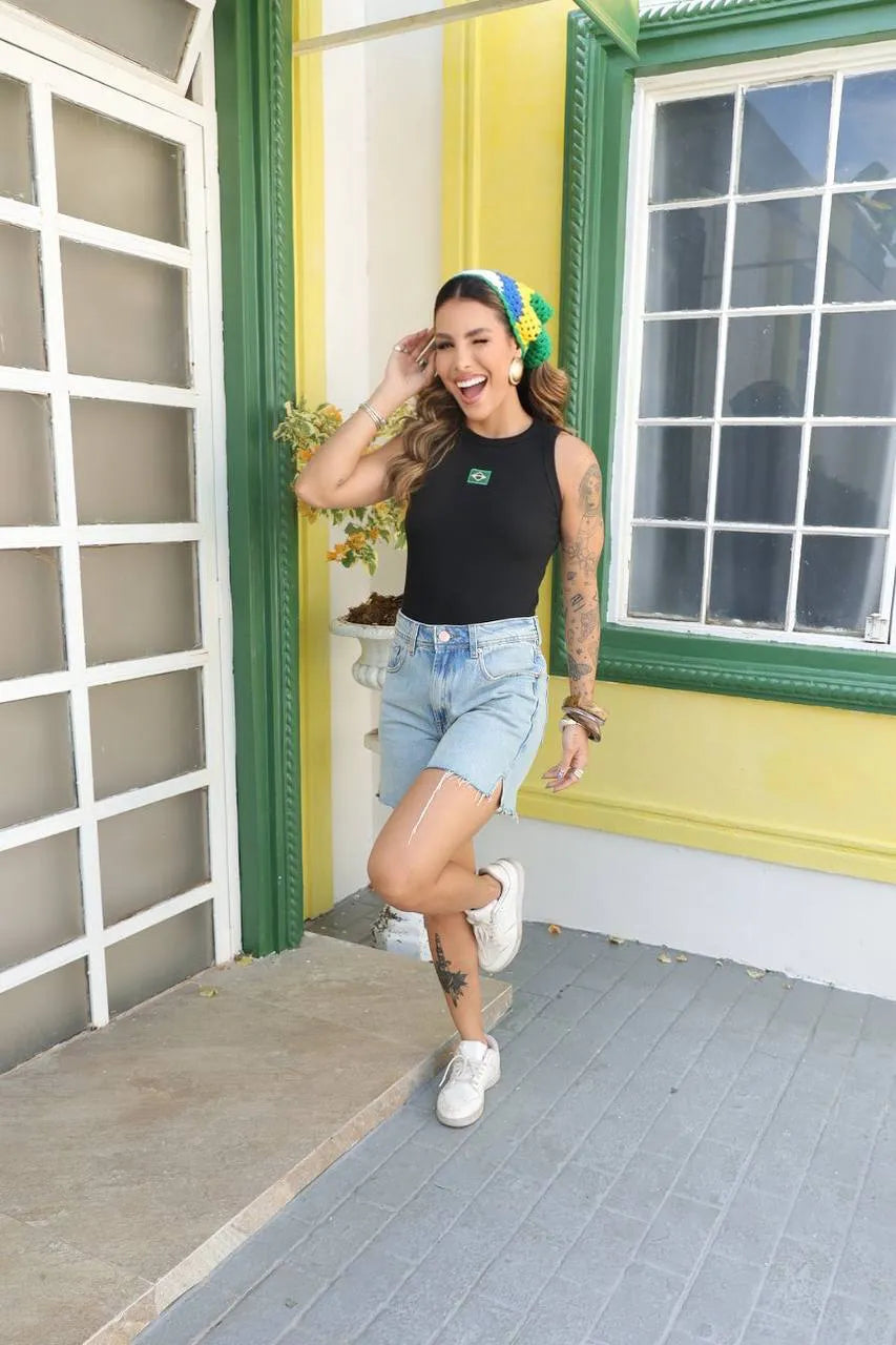 Ribbed tank top Brazil