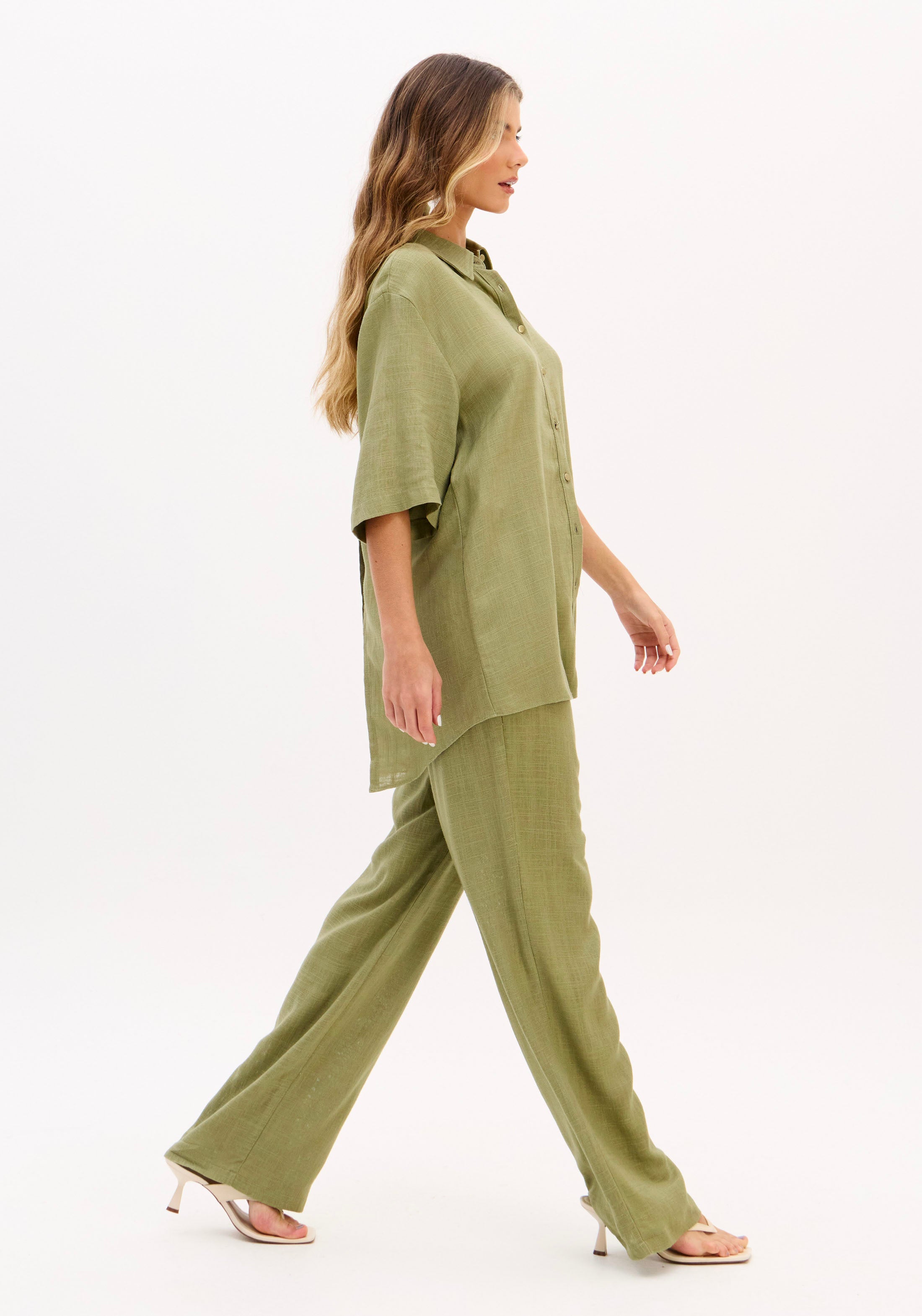 Shirt Oversized with Linen
