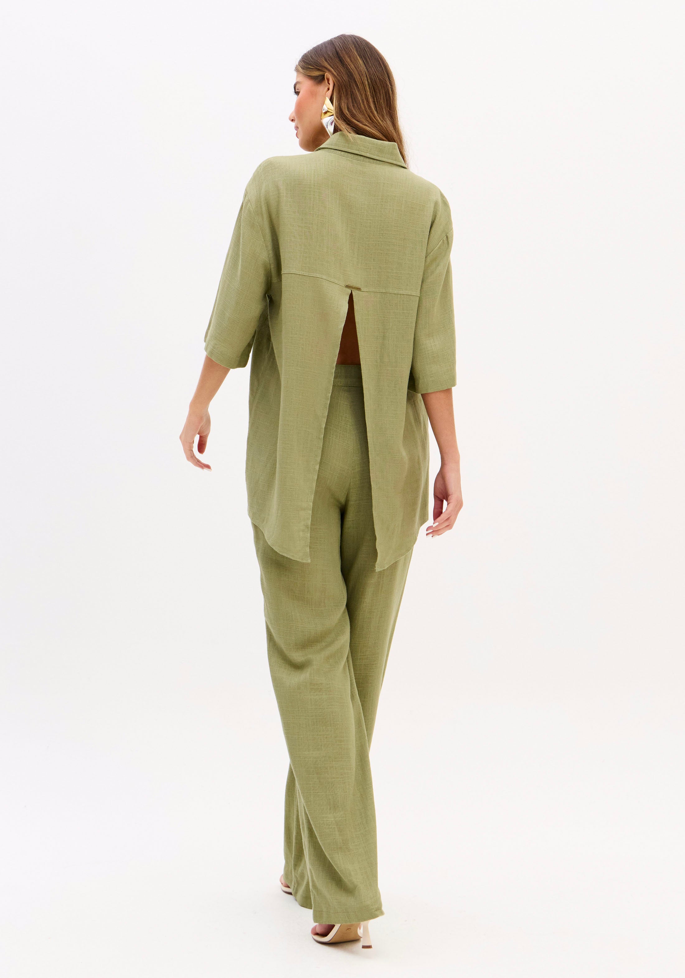 Shirt Oversized with Linen