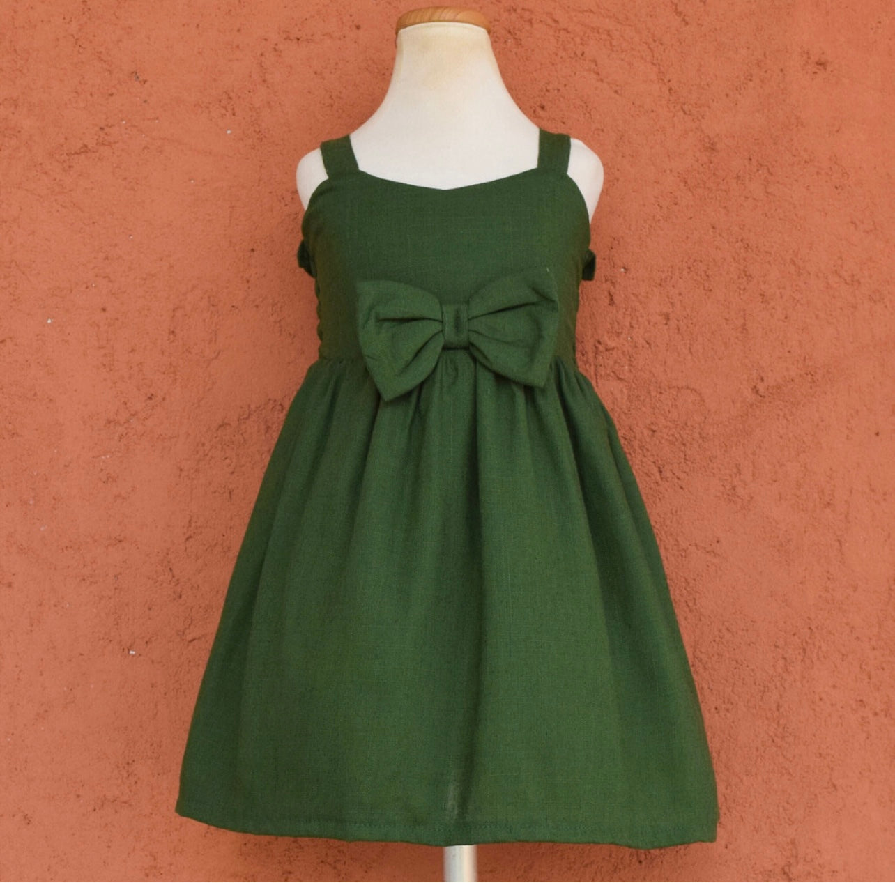 Leide Children’s Dress Green