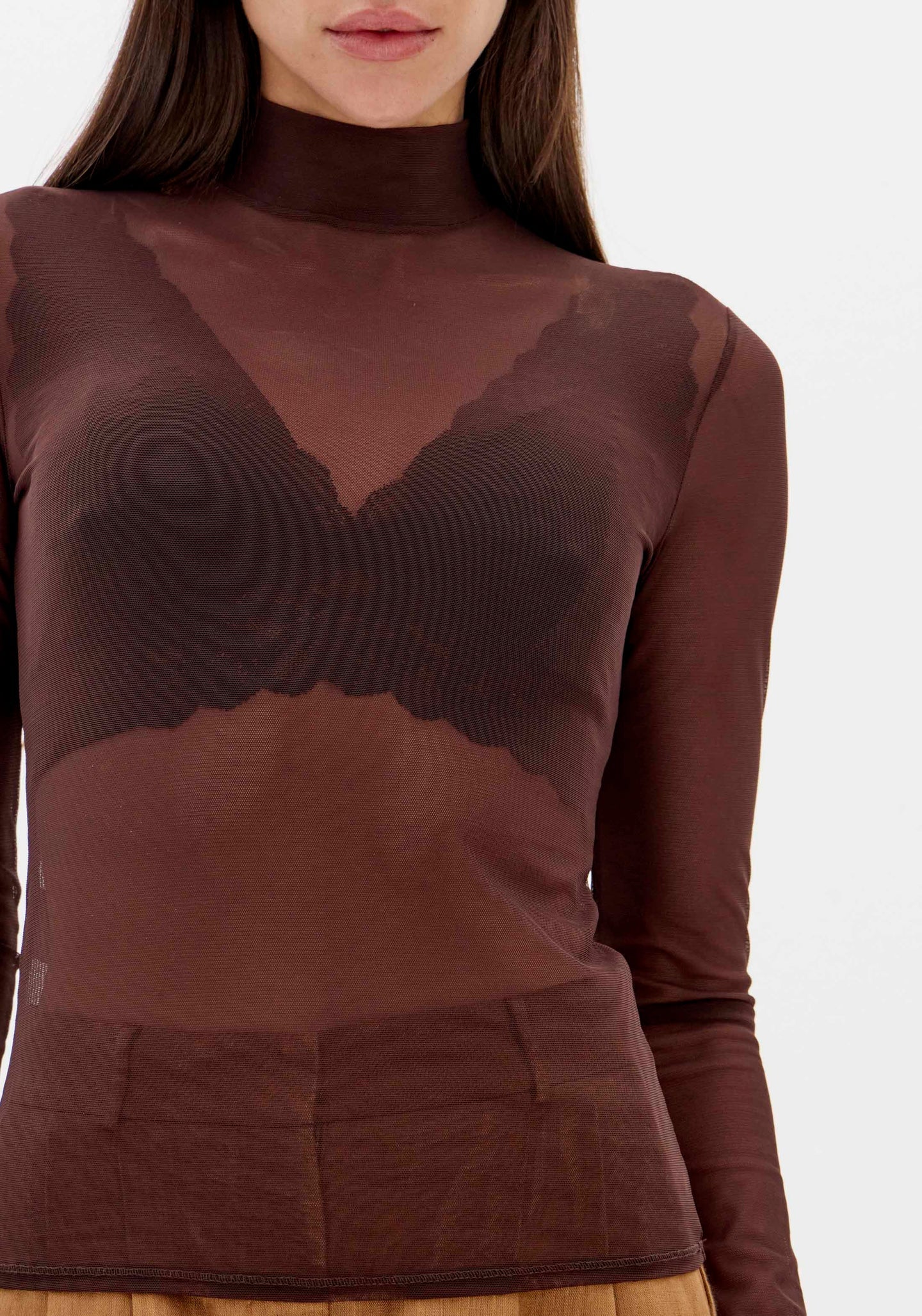 Long-Sleeve Top with a Collar LP