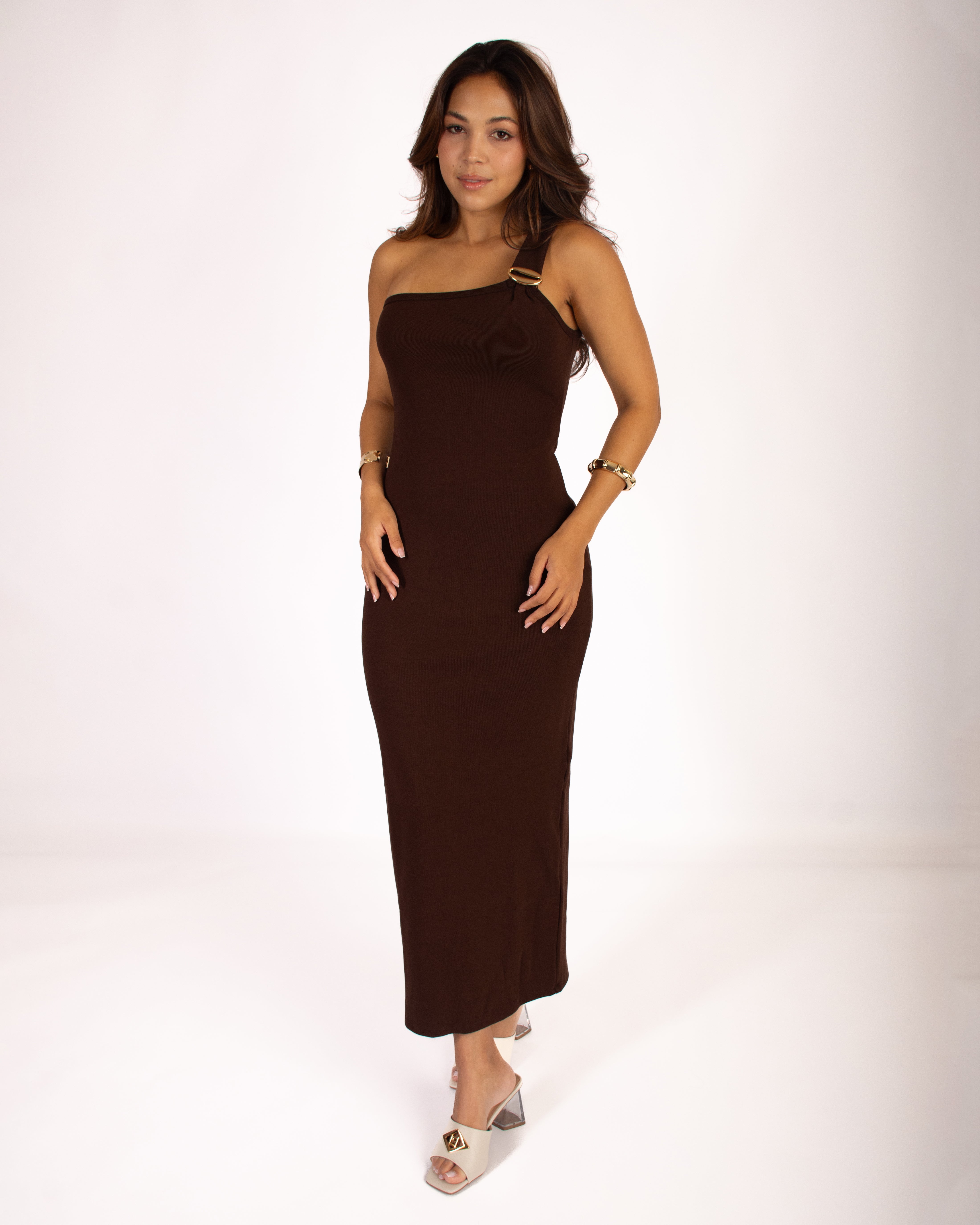 Dress Super Mídi One Shoulder