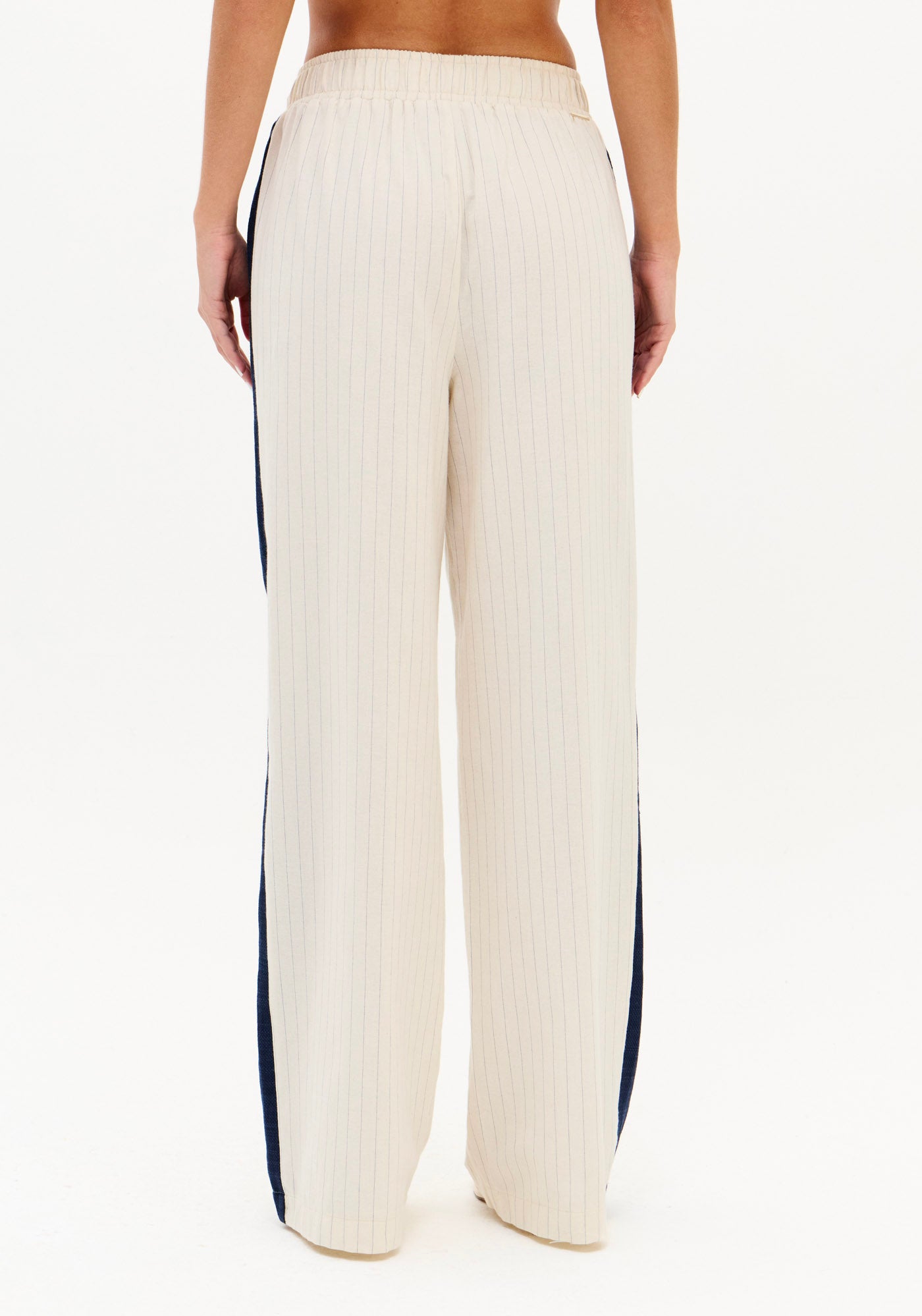 Pants Straight With Cutout Side