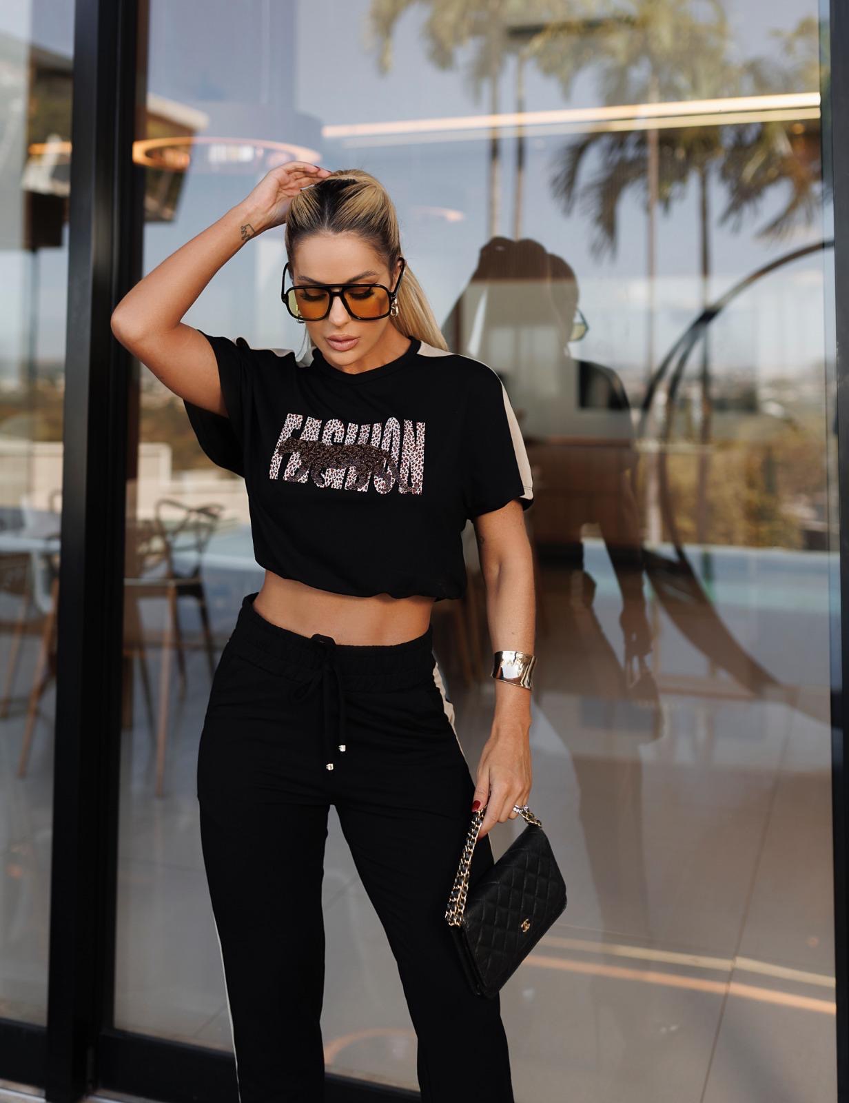 2 Piece Set sweatshirt Pants and Blouse Fashion