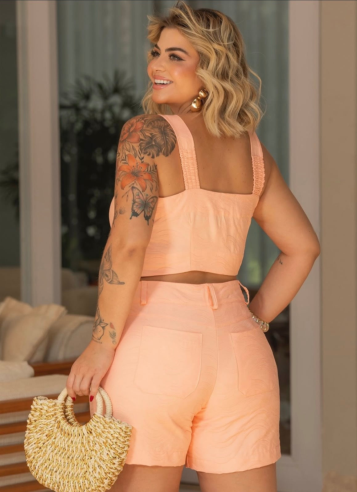 2 Piece Set Short and Cropped Ana