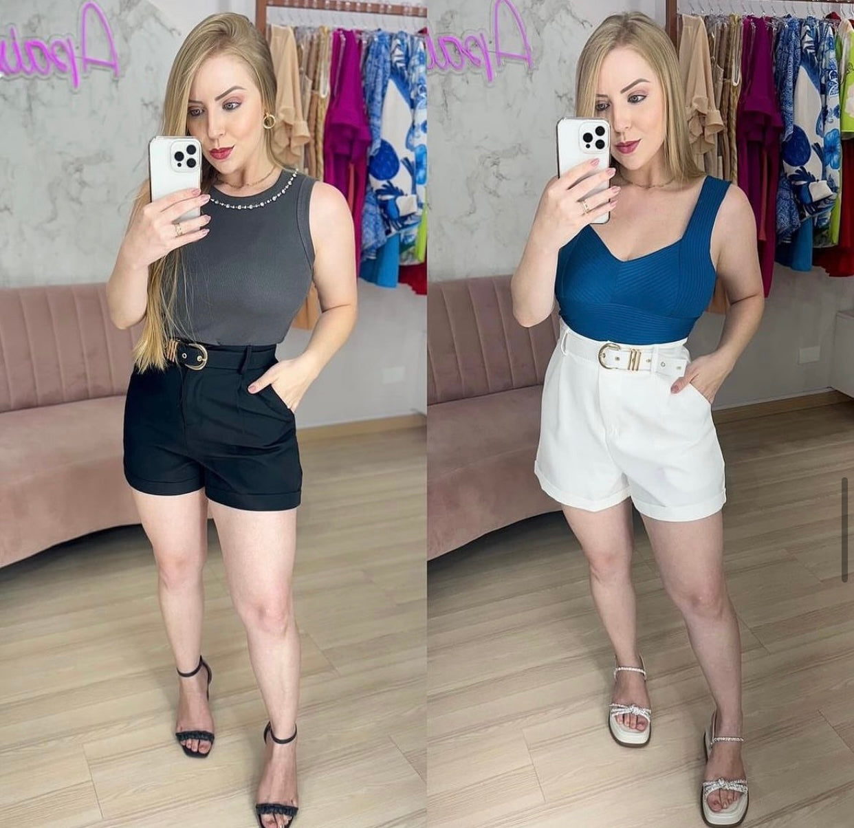 Katia Tailored Shorts with Belt