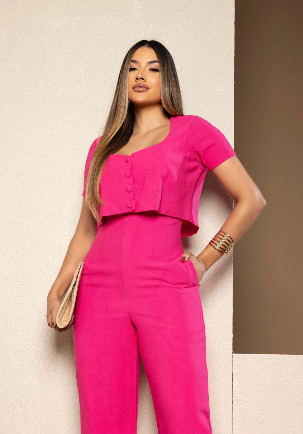 Jumpsuit Pink