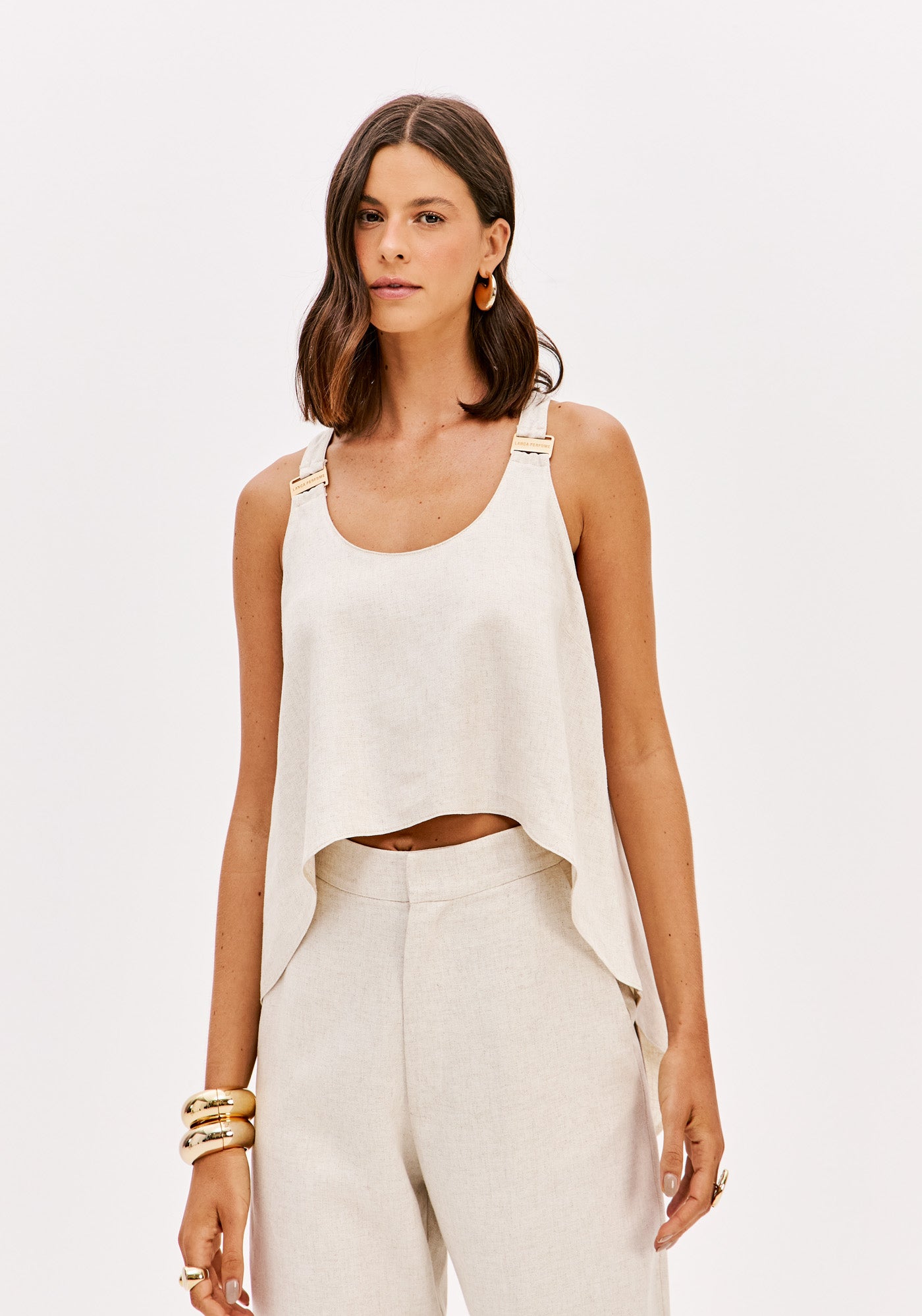 Baggy Pants With Linen