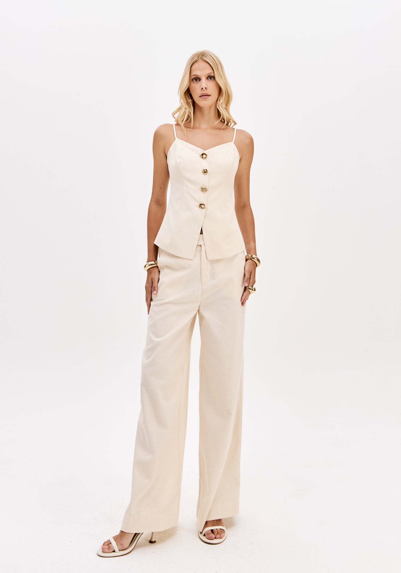 Pants Wide Leg High Waist
