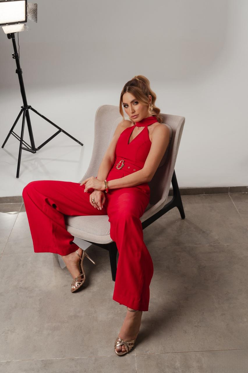 Jumpsuit with Belt Maysa