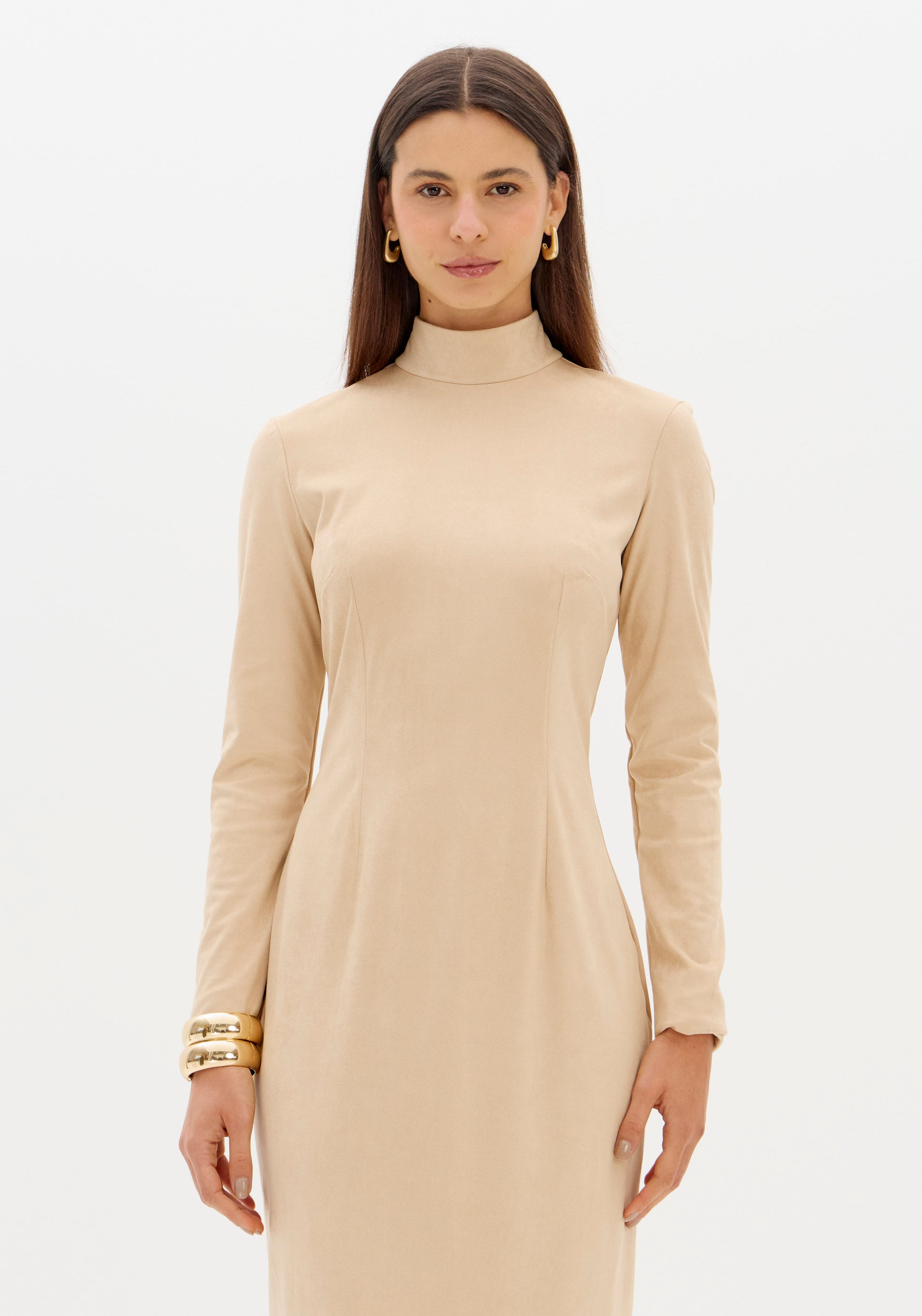Suede Dress