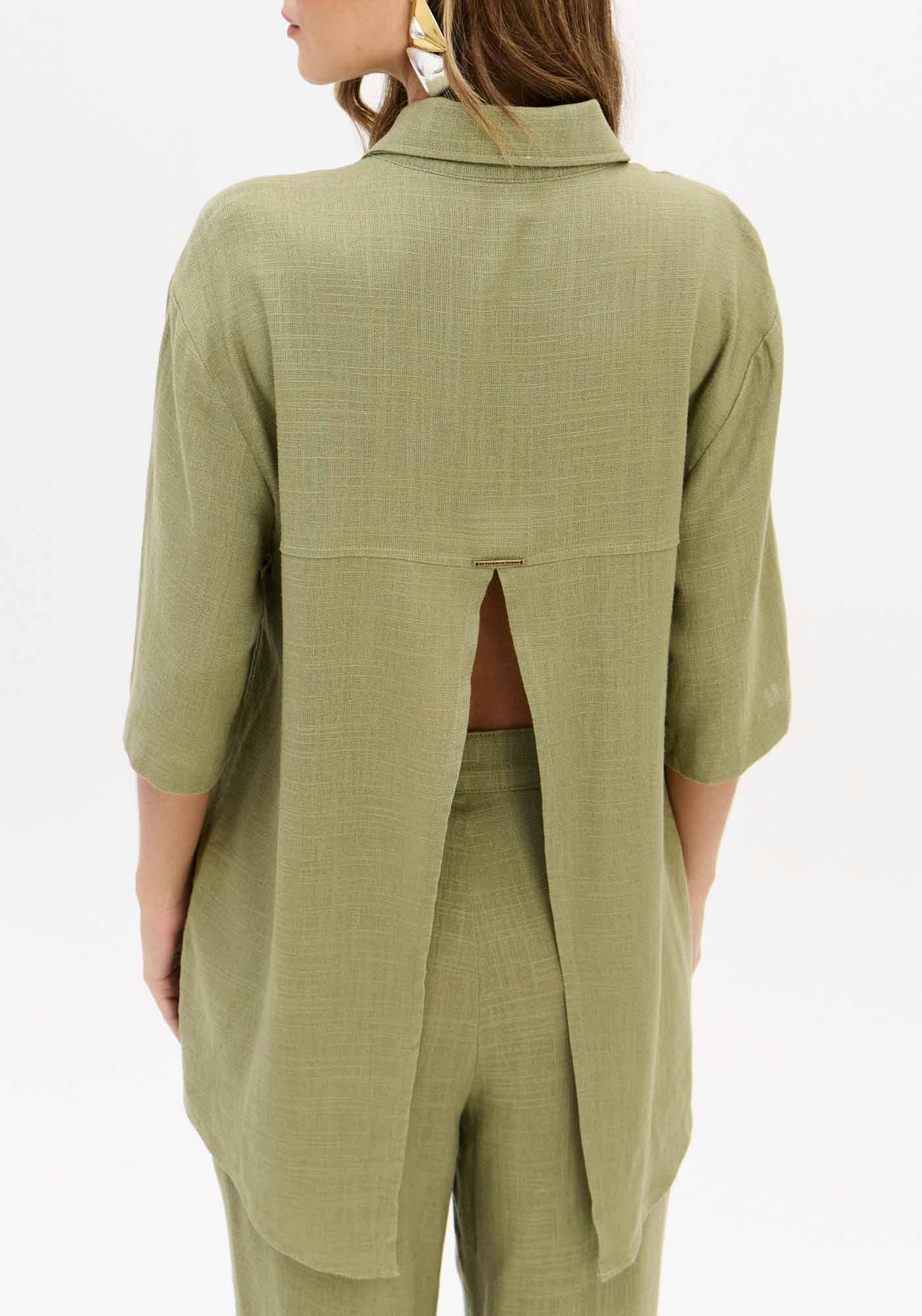 Shirt Oversized with Linen