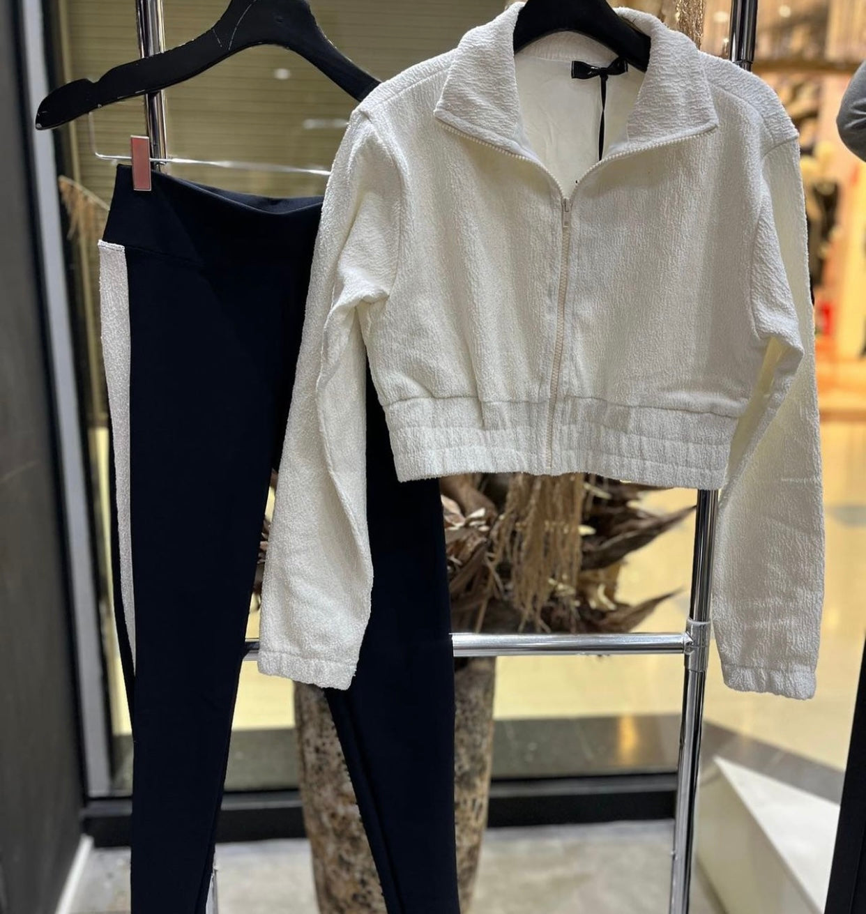 2 Piece Set Pants and Bomber Jacket