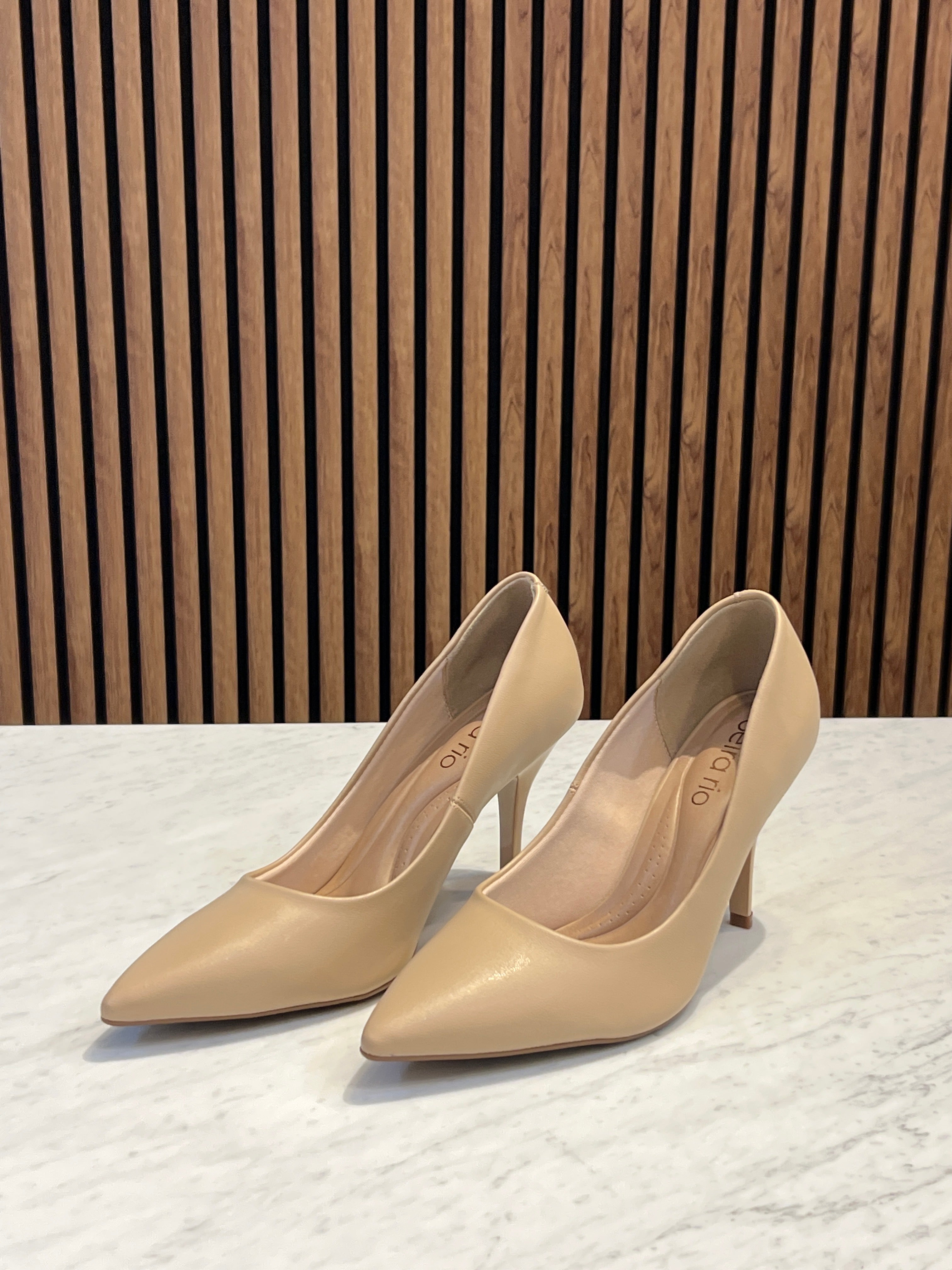 Scarpin Beira Rio Beige