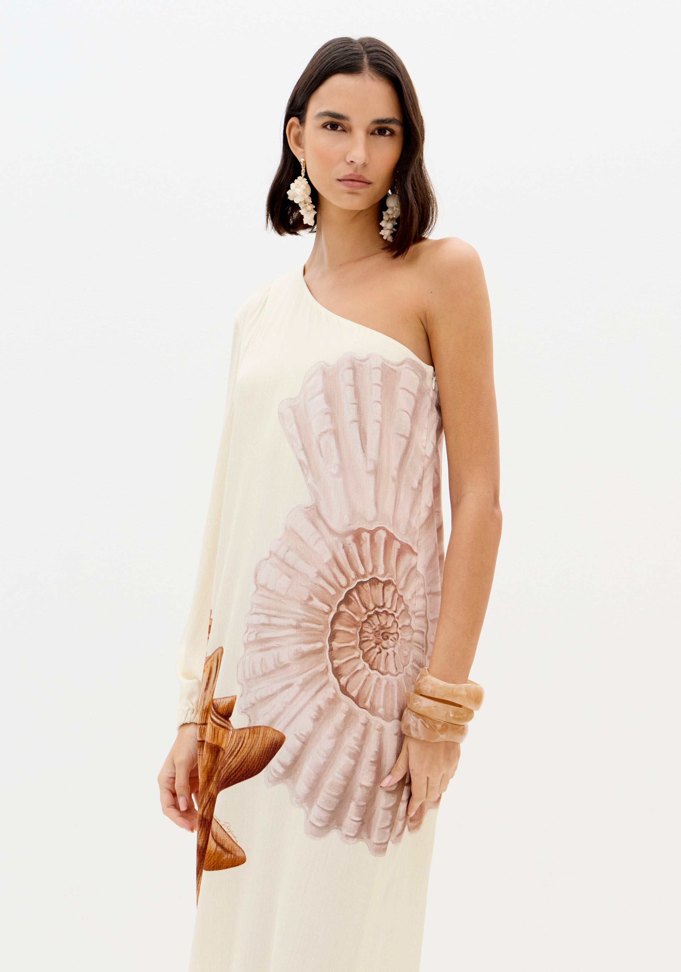 Dress One Shoulder With Print