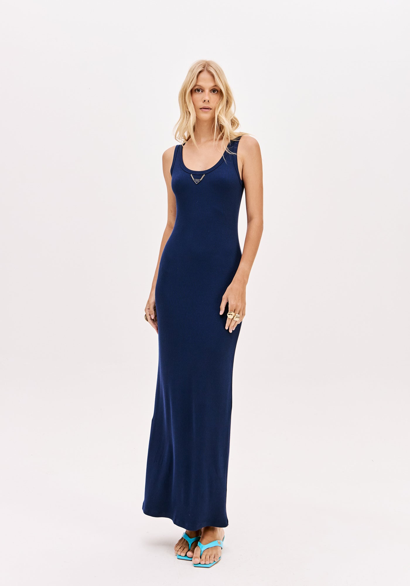 Dress Super Mídi With Trim