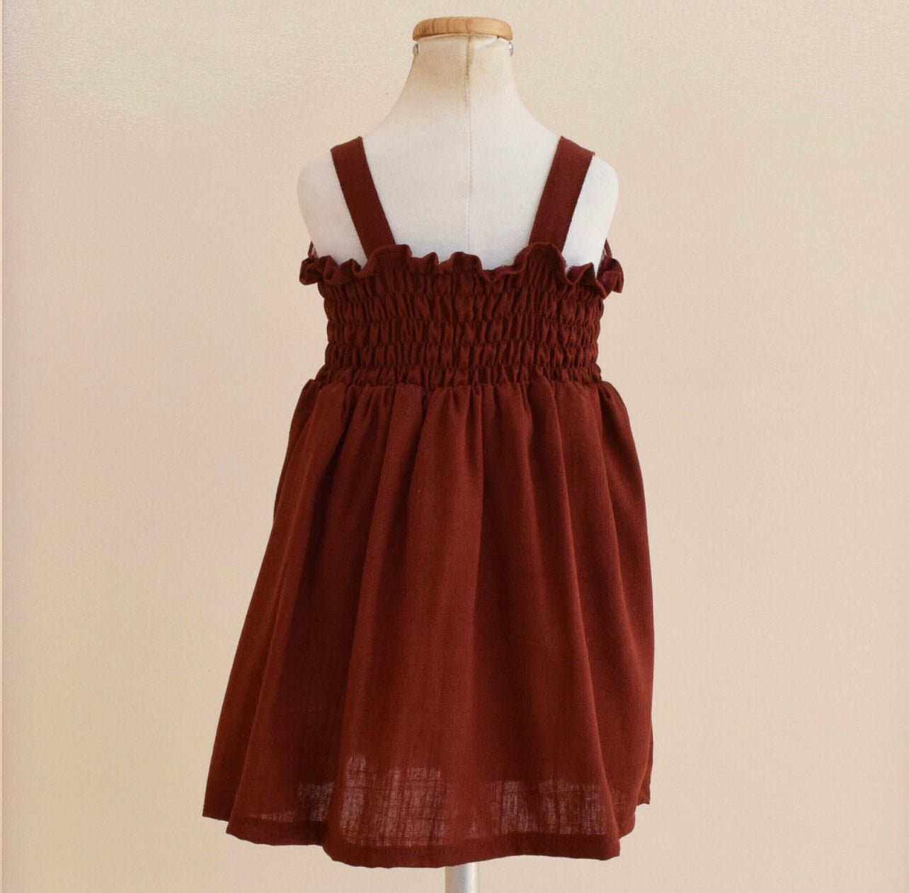 Leide Children’s Dress Brown