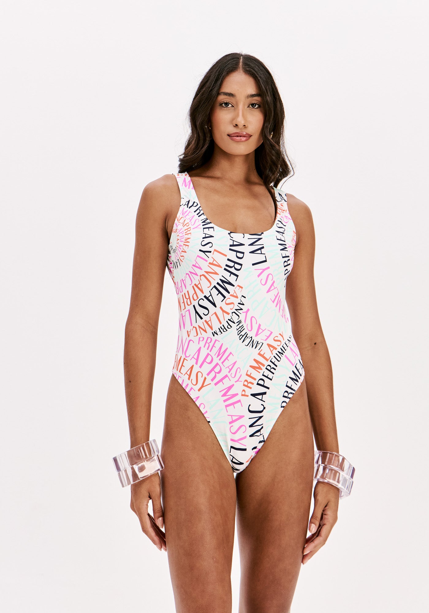 Swimsuit Strap Back Neckline
